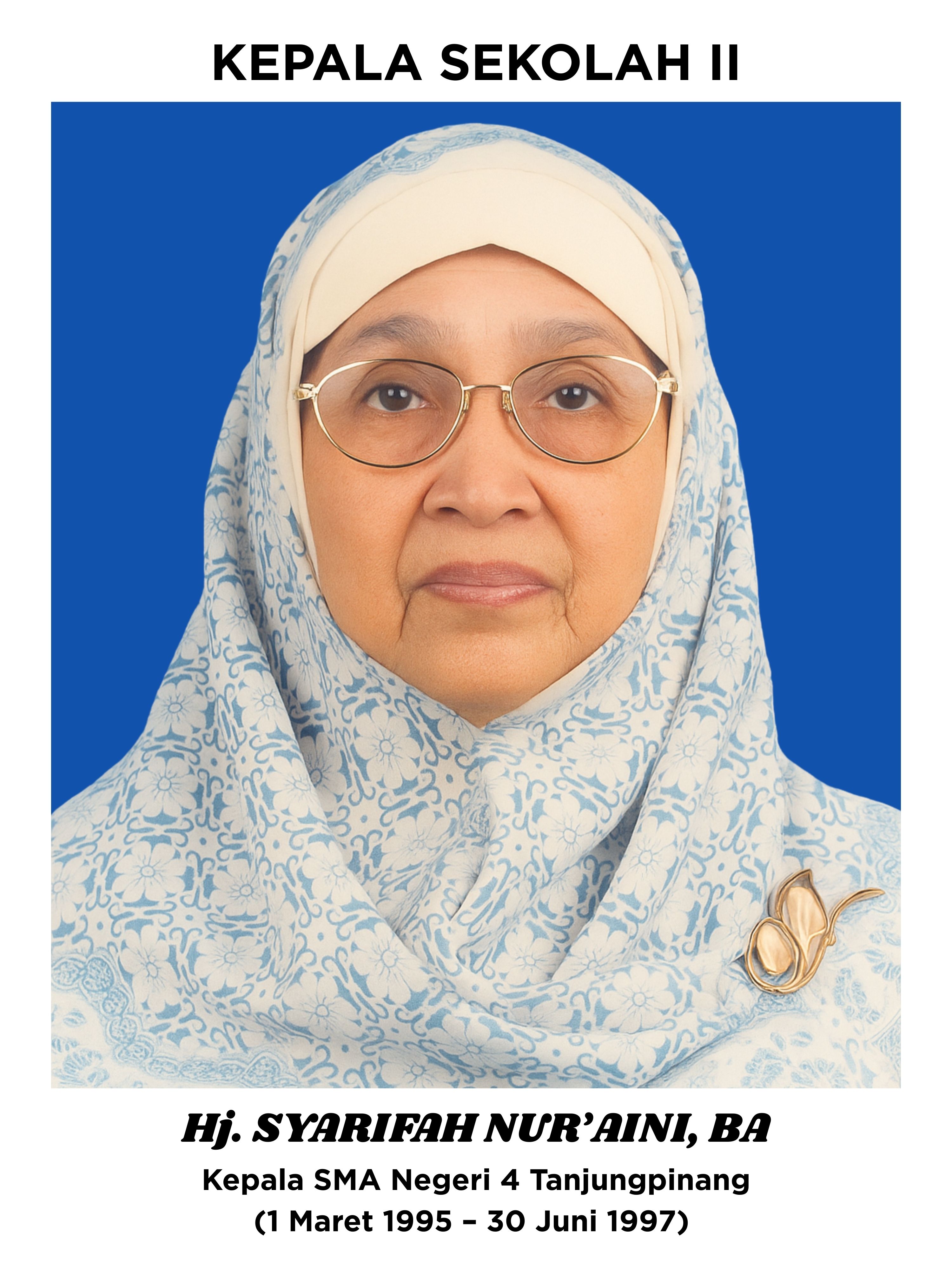 Hj. SYARIFAH NUR’AINI, BA