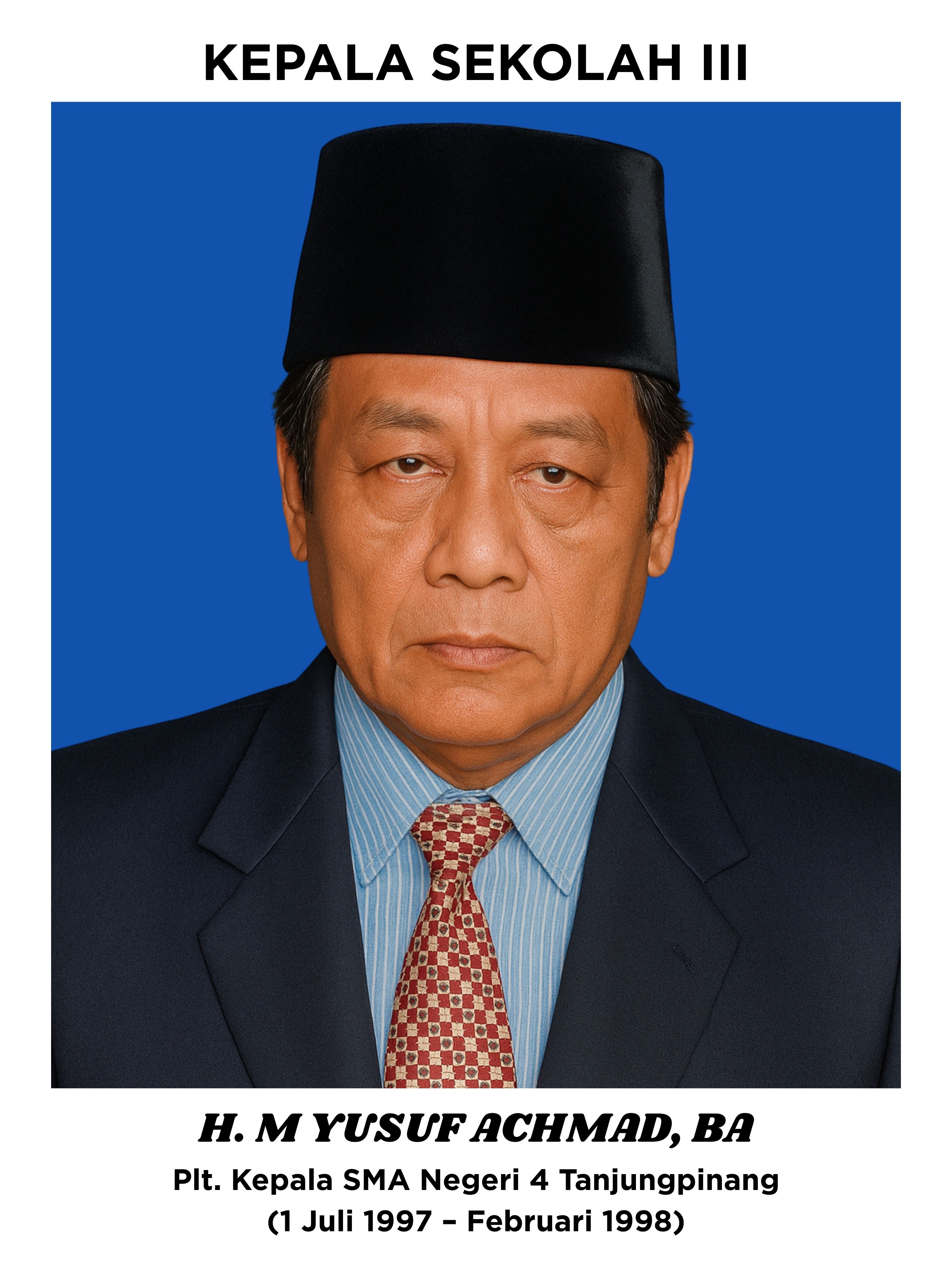 H. M YUSUF ACHMAD, BA