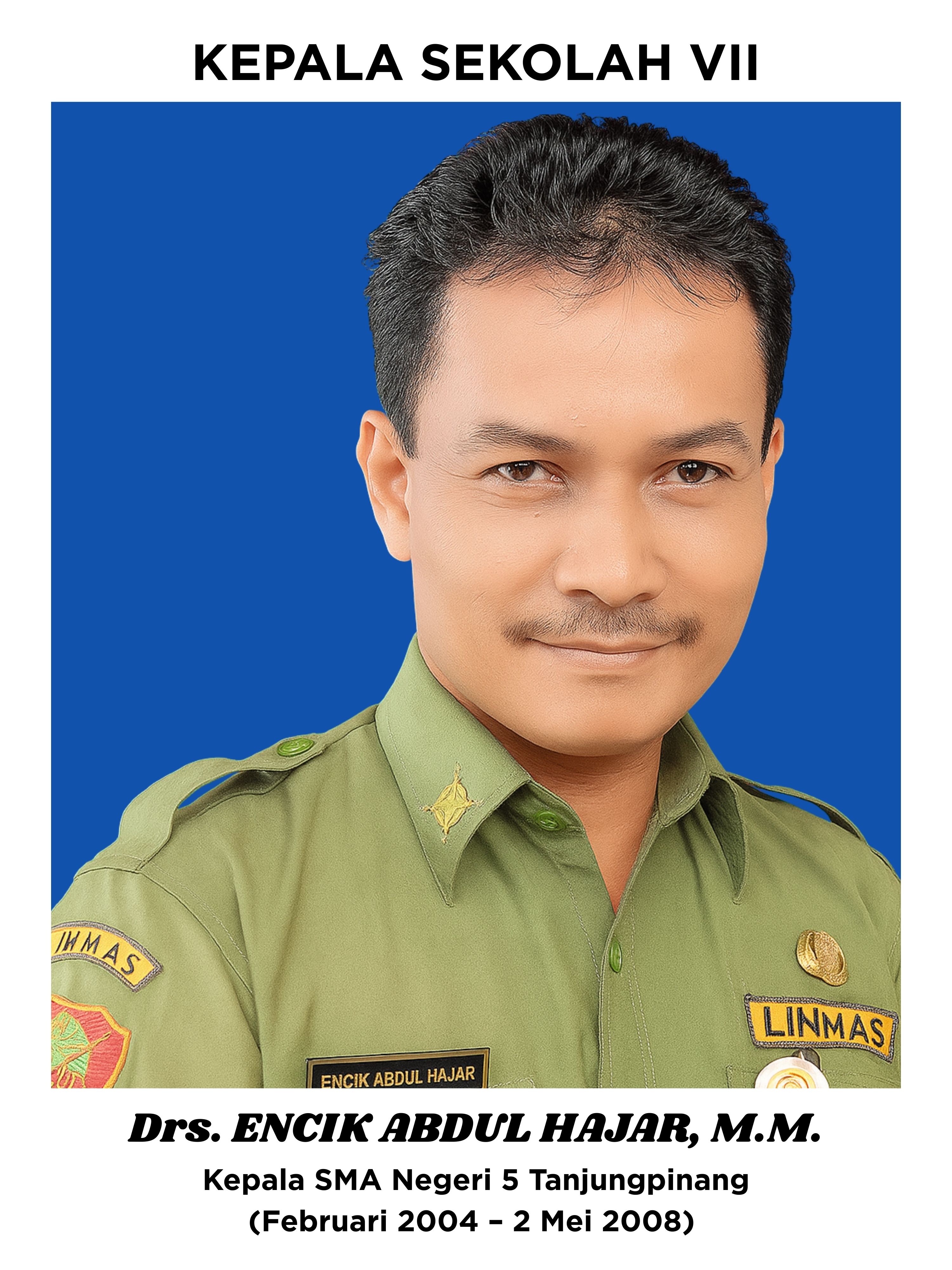 Drs. ENCIK ABDUL HAJAR, M.M